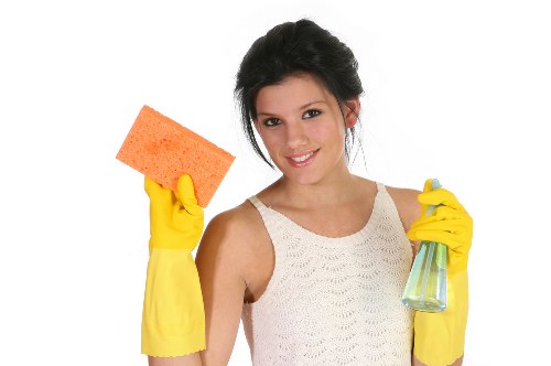 Deep cleaning a bathroom in a Lewisham property
